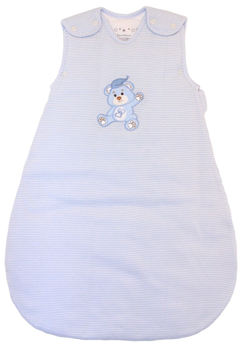 Very Warm 2.5 Tog Quilted Winter Model With Blue Stripe Pattern