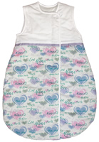 Summer Model 1 Tog, 100% Cotton with Heart Pattern