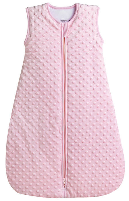 Very Warm 2.5 Tog Quilted Winter Model With Pink Minky Dots